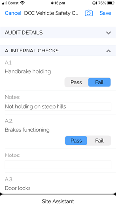 DS Release 27 Jan 2022 - Integration between Safety and Forms (Vehicle ...